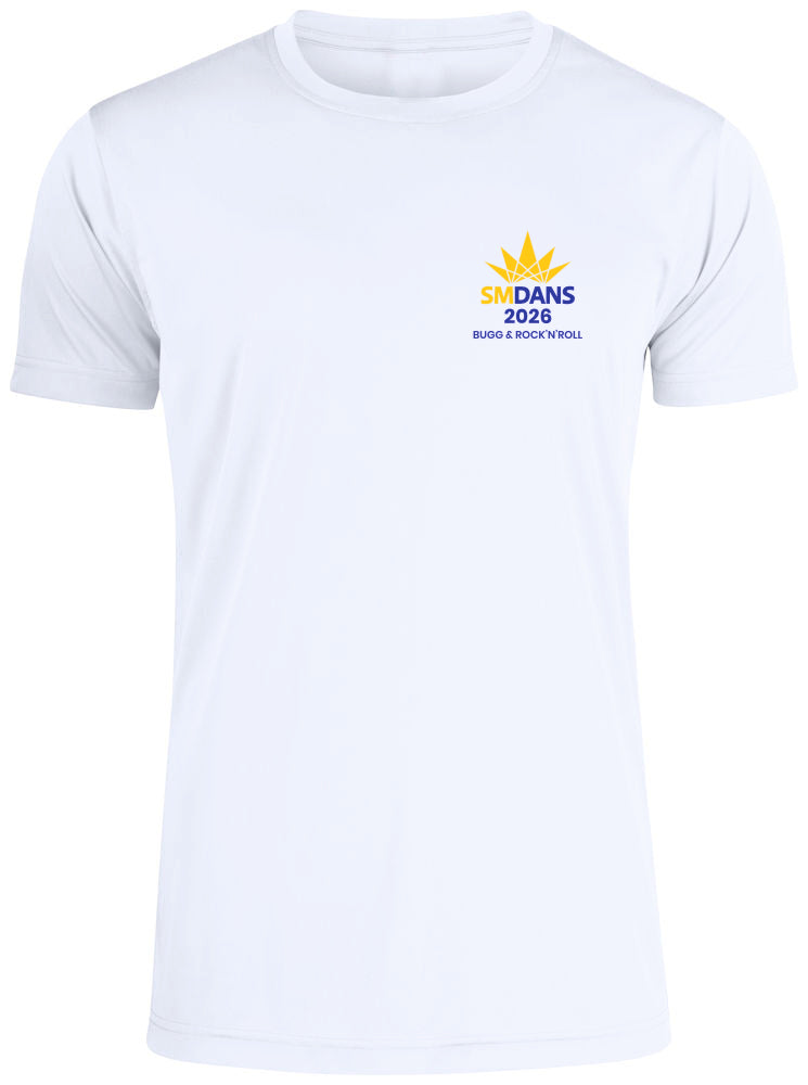 SM-kollektionen -26 Funktions T-shirt Herr Vit